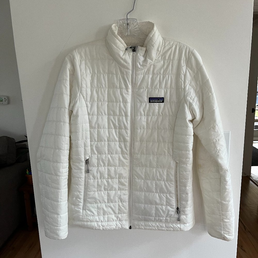 Snow White Patagonia Nano Puff Jacket